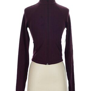 Athleta Zip-up Salutation Crop Jacket